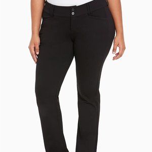 TROUSER PANT - BLACK ALL-NIGHTER PONTE (SHORT)